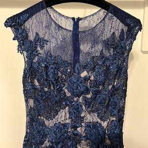 Basix black label navy blue formal dress